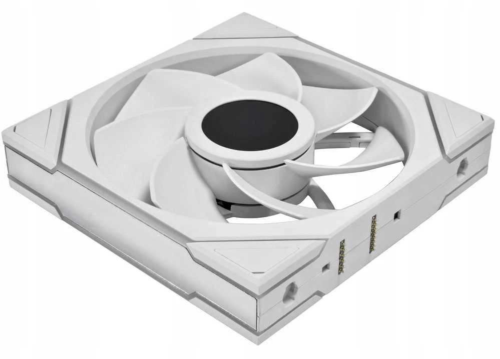 Lian Li UNI FAN TL LCD Wireless korpuso ventiliatorius, ARGB, PWM – Reverse Blade, 140mm, baltos spalvos