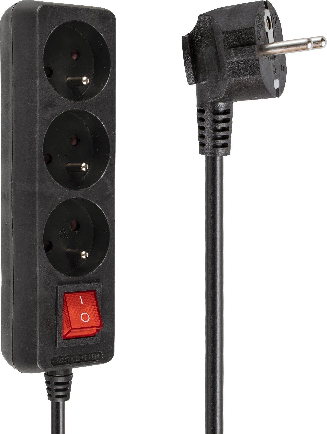 Galios juosta Libox 3 lizdai 3 m juodos (LB0081B-3)