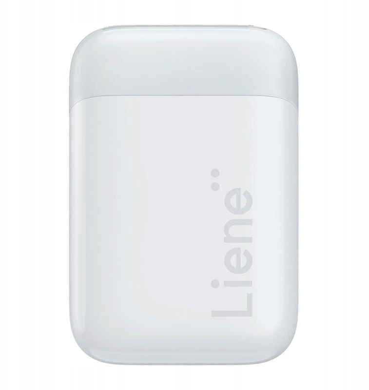 Liene Pearl 2×3″ nešiojamas nuotraukų spausdintuvas baltos spalvos