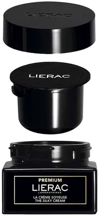 Lierac Premium La Creme Soyeuse The Silky Kreminis Refill veido kremo papildymas, 50 ml
