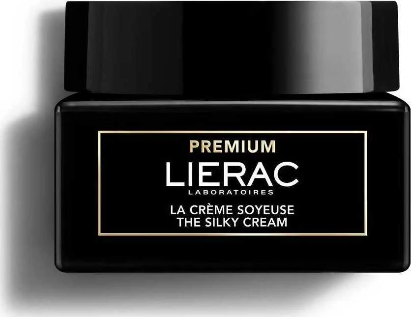 Lierac Premium Silky Anti-Ageing Kreminis šilko konsistencijos senėjimą lėtinančio poveikio veido kremas, 50 ml