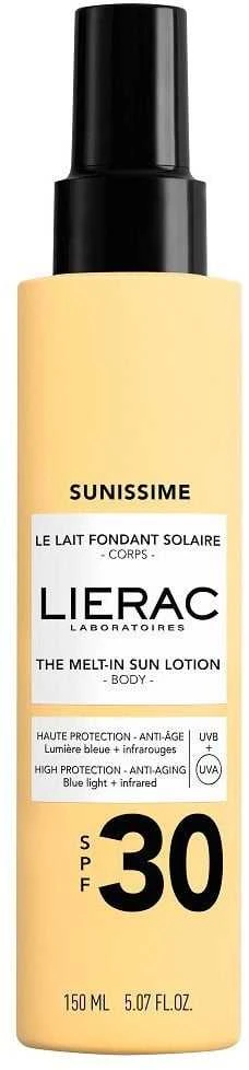 Lierac Sunissime Melting Sun Body Milk Spf30 kūno pienelis nuo saulės 150ml