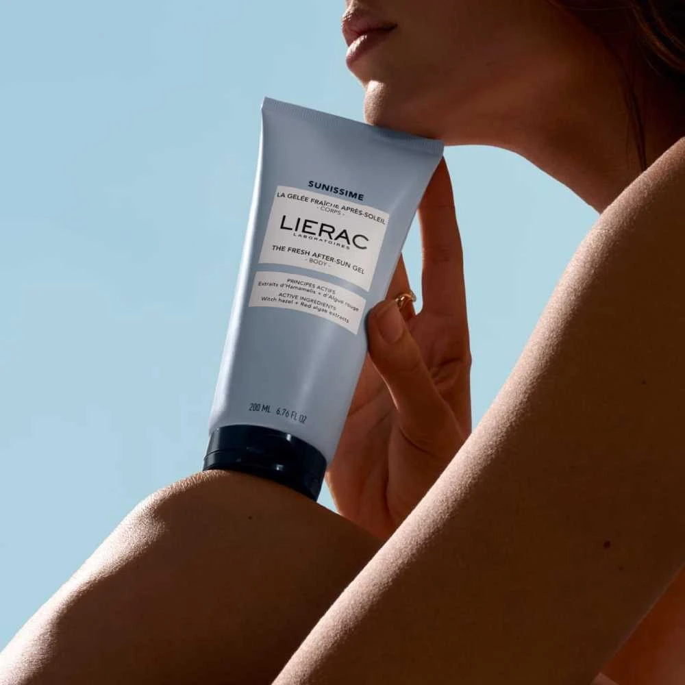 LIERAC Sunissime After Sun Gel gaivinantis kūno gelis po saulės, 200 ml