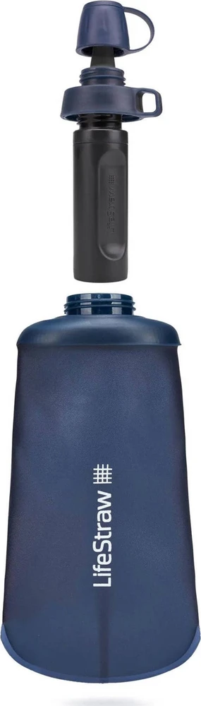 Life Straw LIFESTRAW „Peak Squeeze“ filtravimo gertuvė, 650 ml – kalnų mėlyna