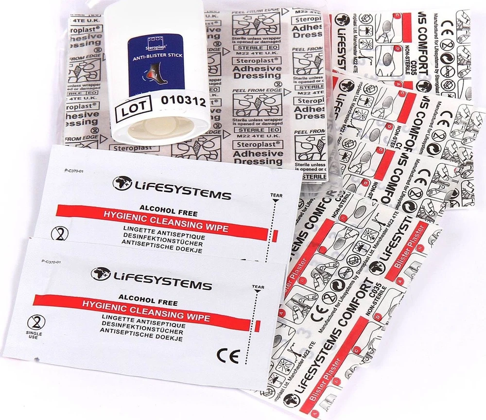 Jungtine Karalyste Pleistrai Lifesystems Blister pirmosios pagalbos rinkinys