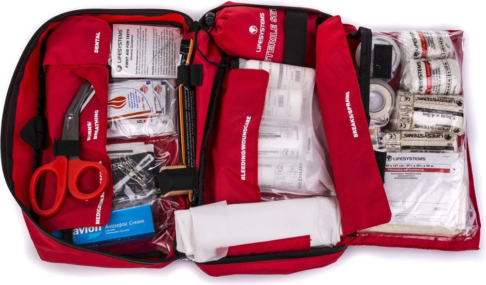 Pirmosios pagalbos rinkinys Lifesystems Mountain Leader Pro, 89vnt.