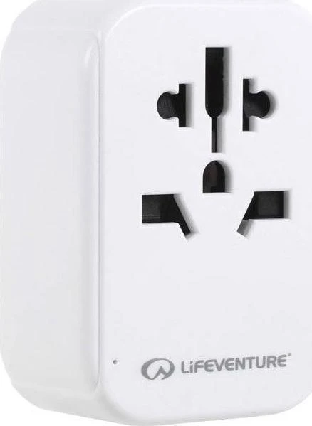 Elektros lizdų adapteris Lifeventure World to AUS/CHINA USB