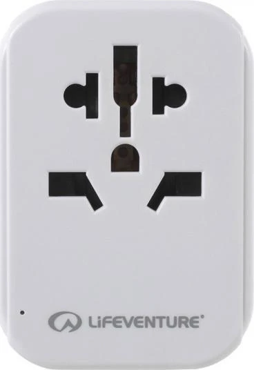 Elektros lizdų adapteris Lifeventure World to Europe USB
