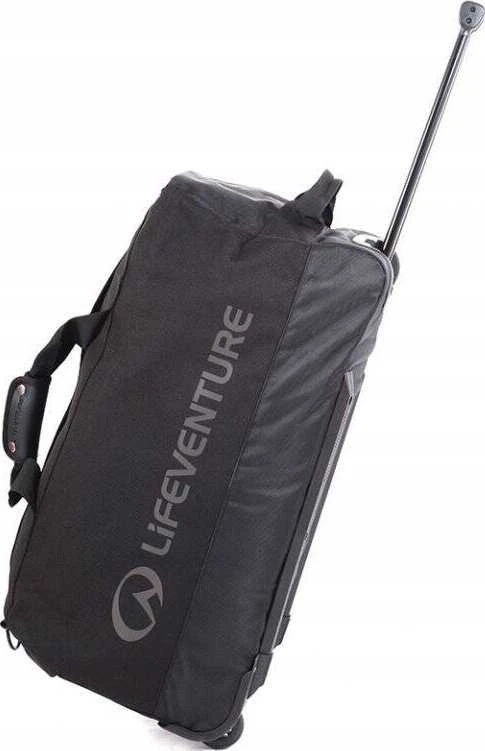 „Lifeventure Expedition“ dviratis su ratukais, 100 litrų standaus pagrindo, juodas