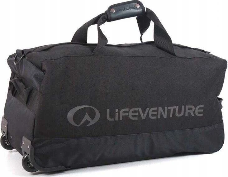 „Lifeventure Expedition“ dviratis su ratukais, 100 litrų standaus pagrindo, juodas