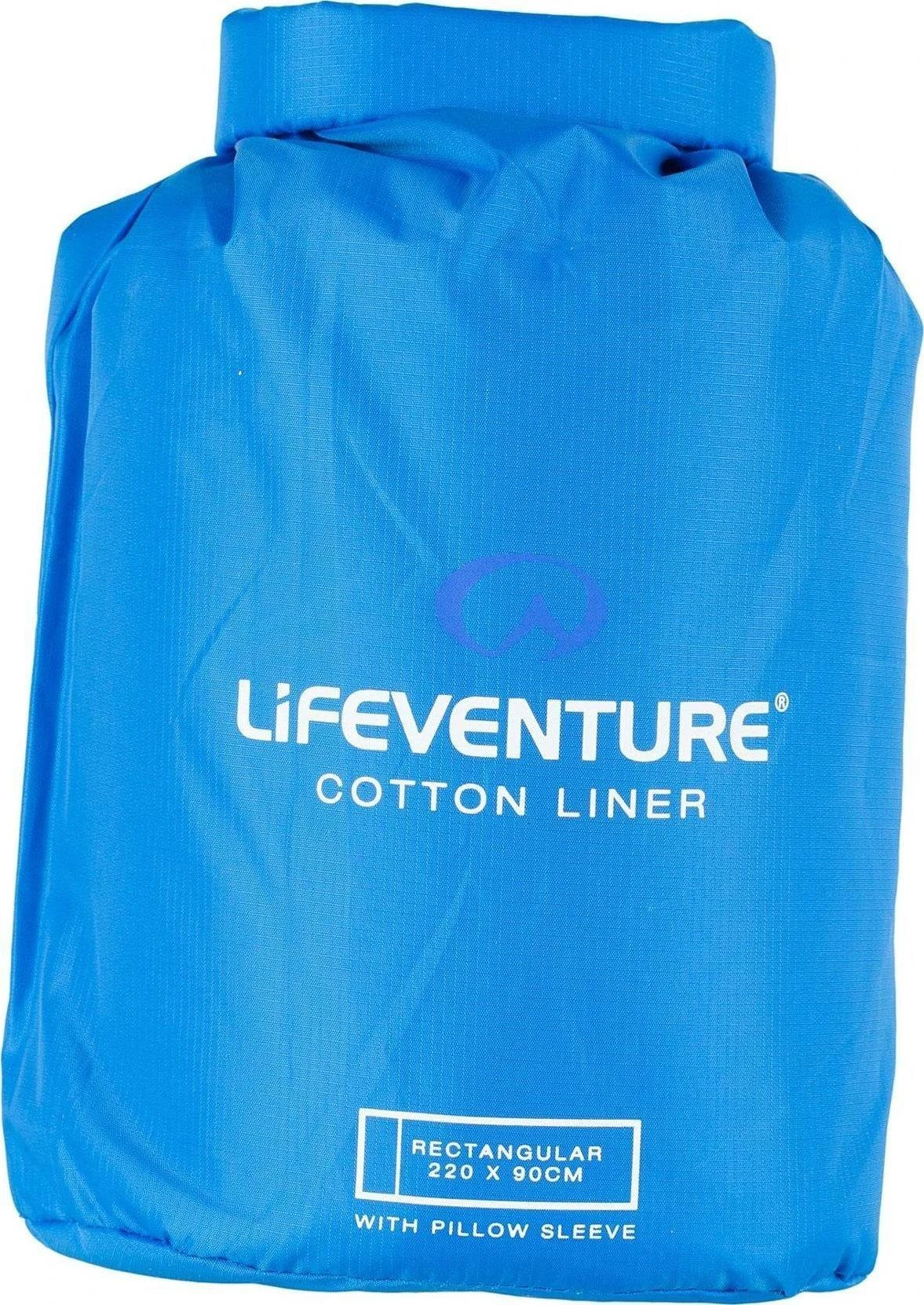 Įdėklas Lifeventure medvilninis miegmaišio įklotas