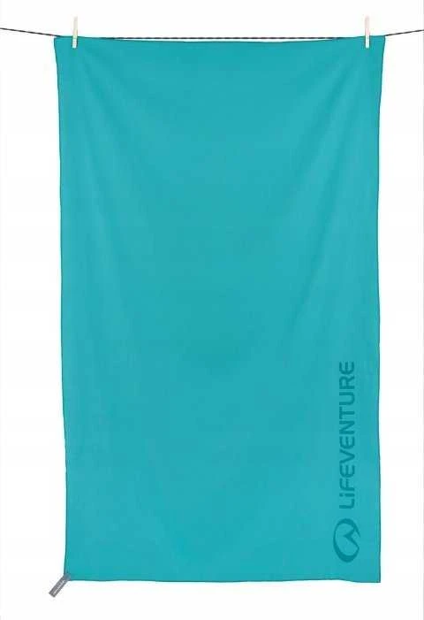 Kelioninis rankšluostis Lifeventure Soft Fibre Recycled Teal Giant - Giant