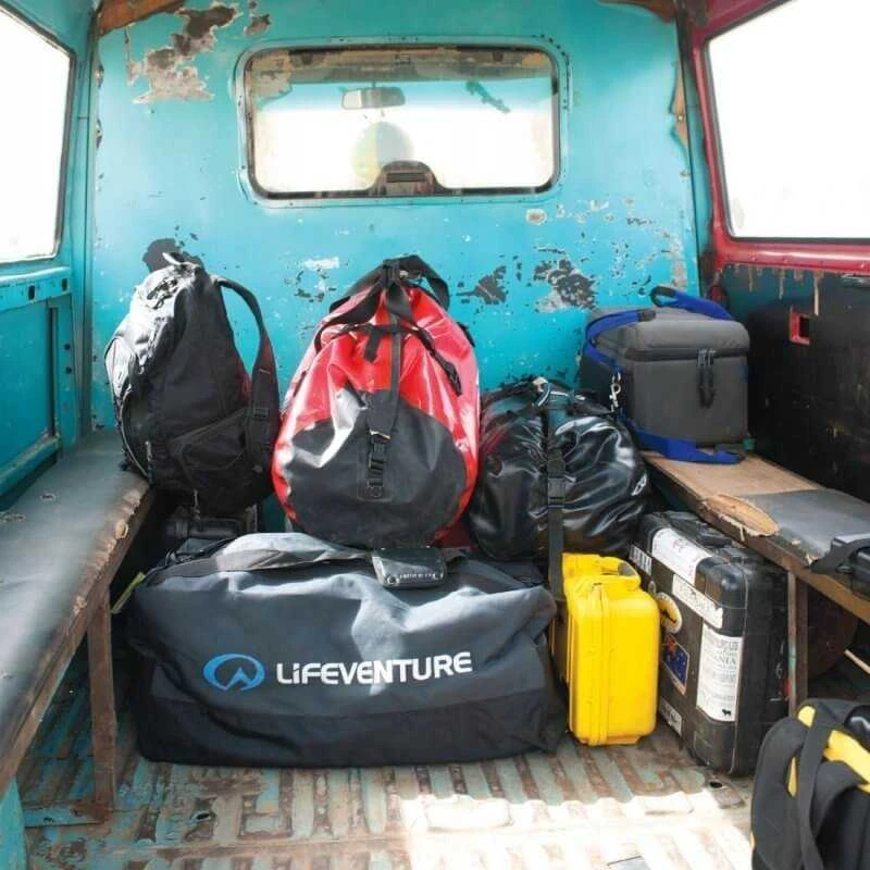Krepšys Lifeventure Expedition Duffle Wheels 120L - Juoda