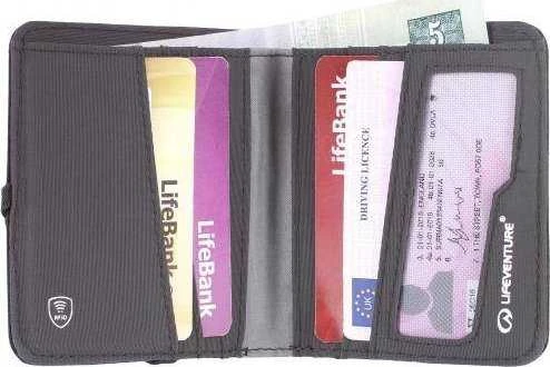 Piniginė ir kortelių dėklas Lifeventure RFID Compact Wallet Recycled