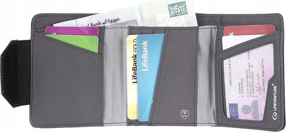 Piniginė Lifeventure RFId piniginė perdirbta - Žalia