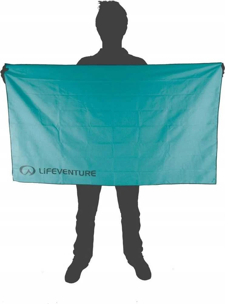 Kelioninis rankšluostis Lifeventure Soft Fibre Recycled Teal XL - XL