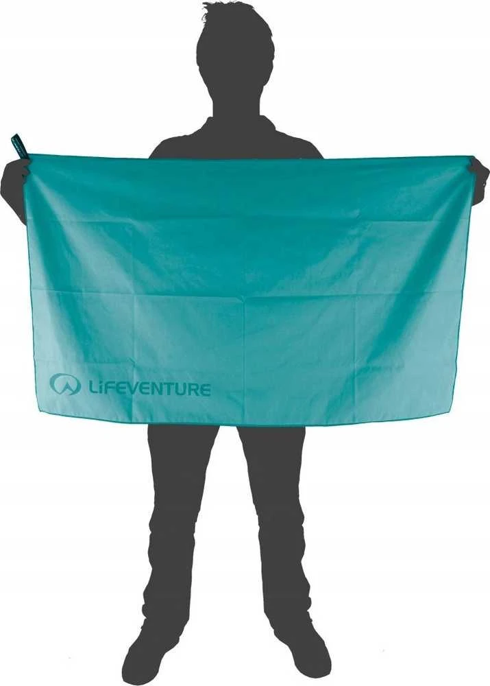 Kelioninis rankšluostis Lifeventure Soft Fibre Recycled Teal L - L