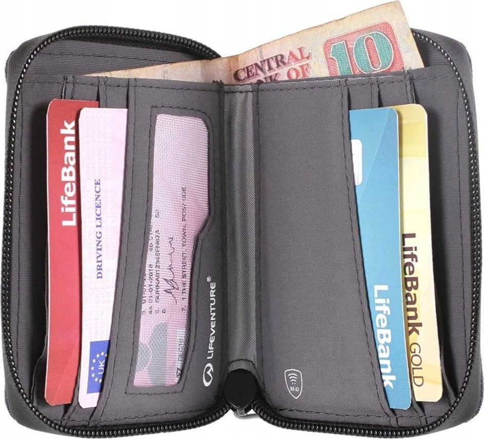Piniginė Lifeventure RFD Bi-Fold Recycled - Mėlyna