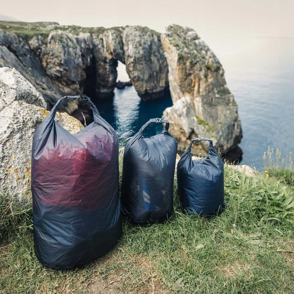 Jungtine Karalyste Vandeniui atsparus maišelis Lifeventure Storm Dry Bag 5 L - geltonas
