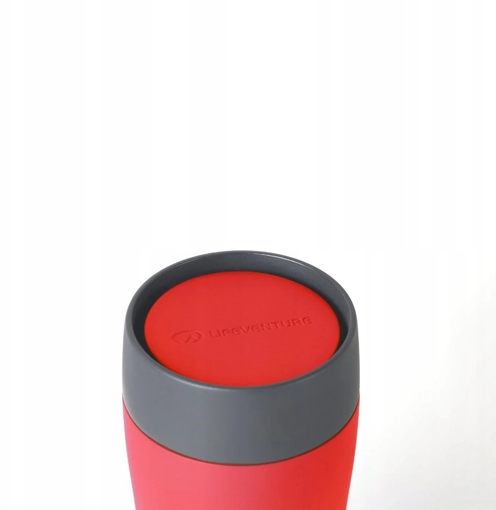 Termosas Lifeventure One Touch Thermal Mug - Raudona