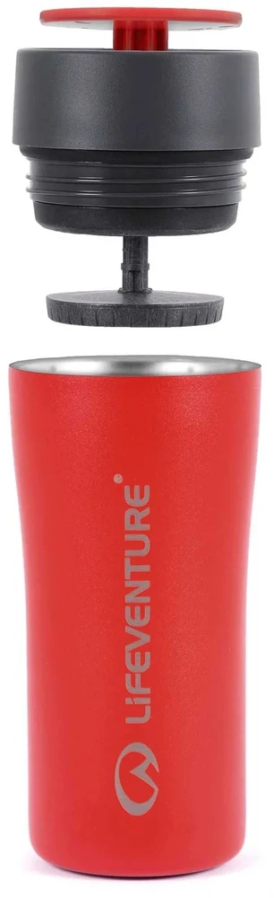 Termosas Lifeventure One Touch Thermal Mug - Raudona