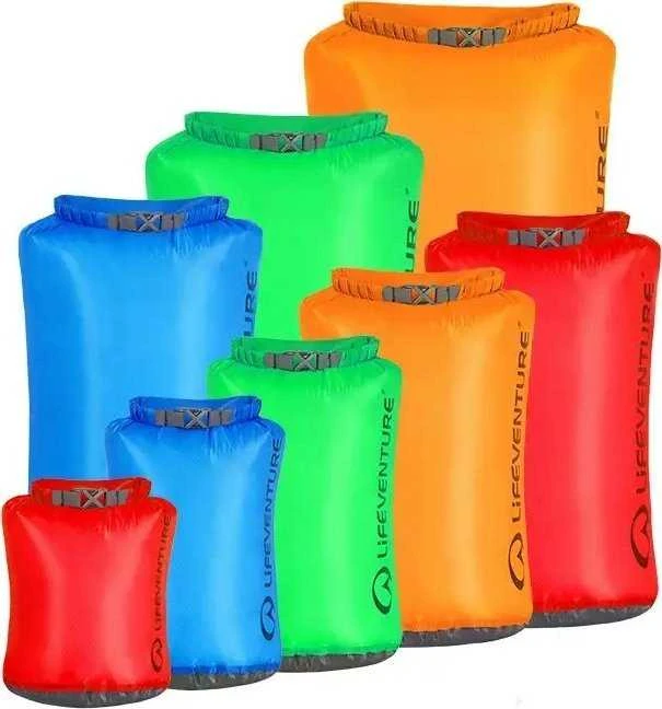 Neperšlampami maišai Lifeventure Ultralite Dry Bag Multi pack