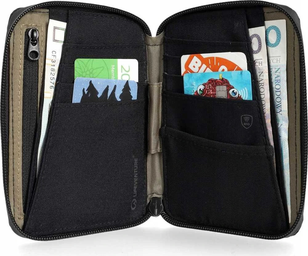 Kinija Lifeventure X-Pac RFiD Mini Travel Wallet piniginė