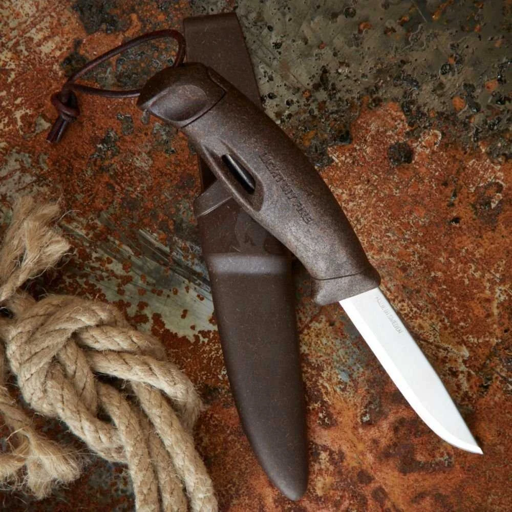 Light My Fire Pritemdykite „My Fire Tinder“. FireKnife Bio Cocoshell peiliui