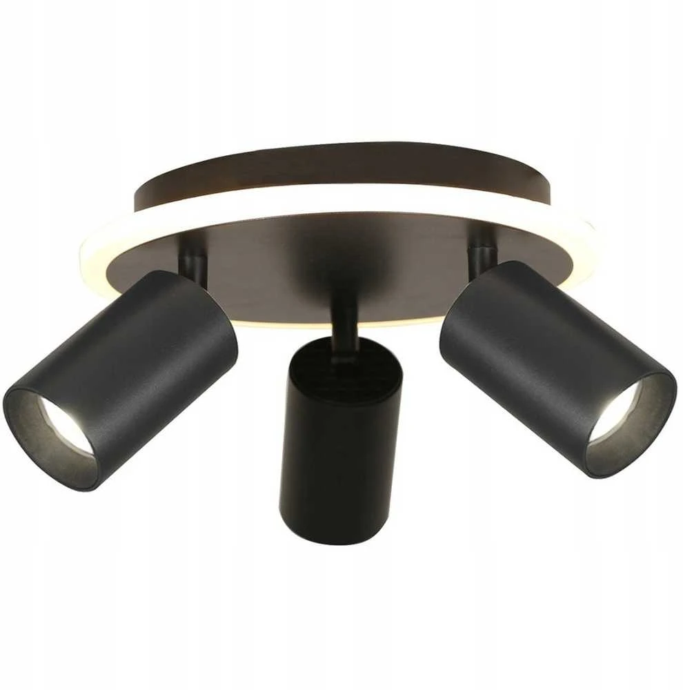 „Light Prestige Luna LP-1106/1C“ lubinis šviestuvas „Luna“ lubinis šviestuvas modernus apskritimo formos kosmosas 1x24W LED 4000K pilka/balta