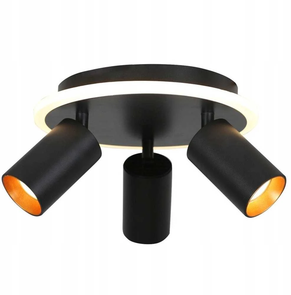 „Light Prestige Luna LP-1106/1C“ lubinis šviestuvas „Luna“ lubinis šviestuvas modernus apskritimo formos kosmosas 1x24W LED 4000K pilka/balta