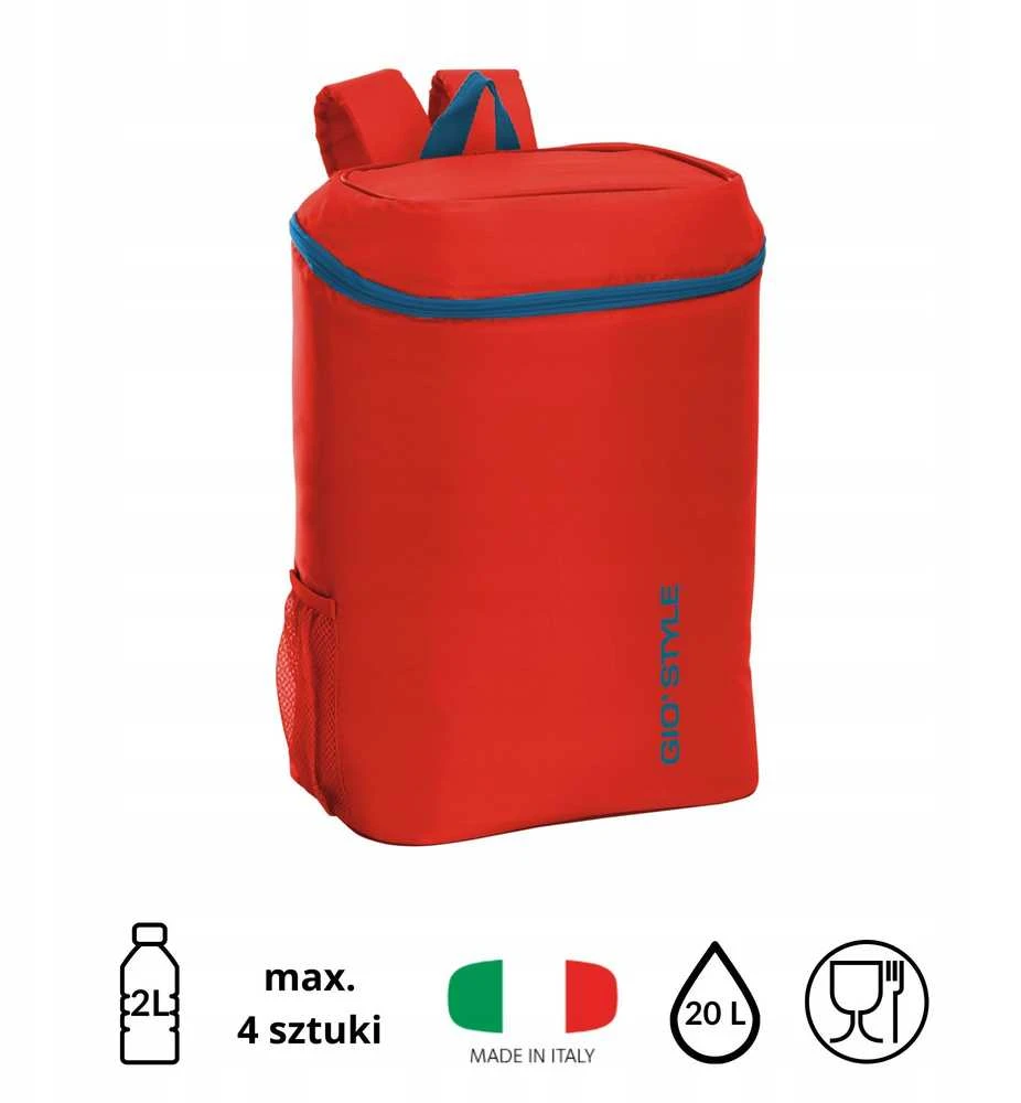 Style Thermal backpack Frio assorted, light mėlynas/žalias/red