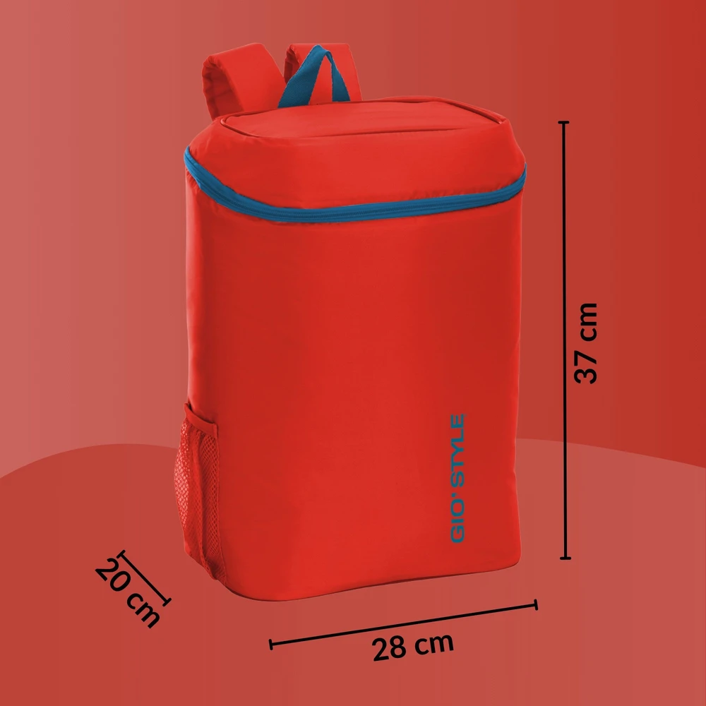 Light STAX Style Thermal backpack Frio assorted, light mėlynas/žalias/red