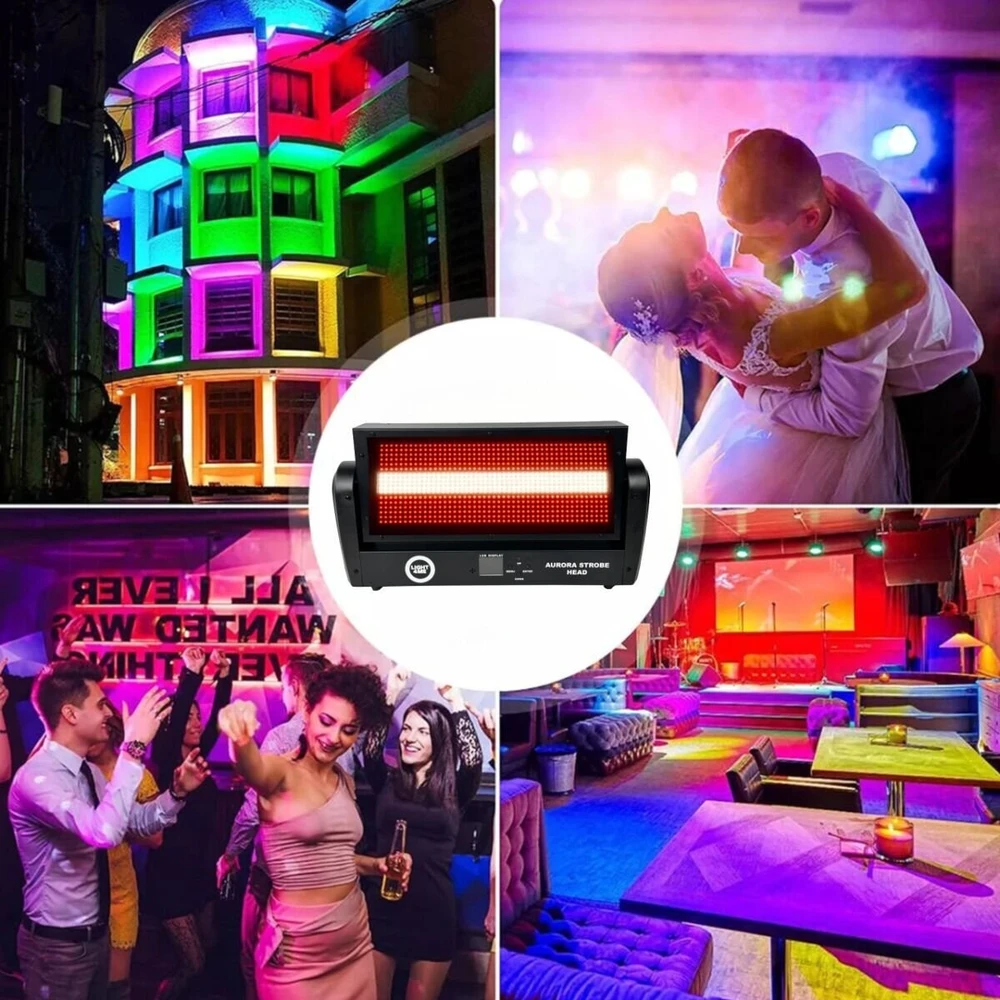 Carruzzo LIGHT4ME AURORA STROBE HEAD judantis stroboskopinis scena
