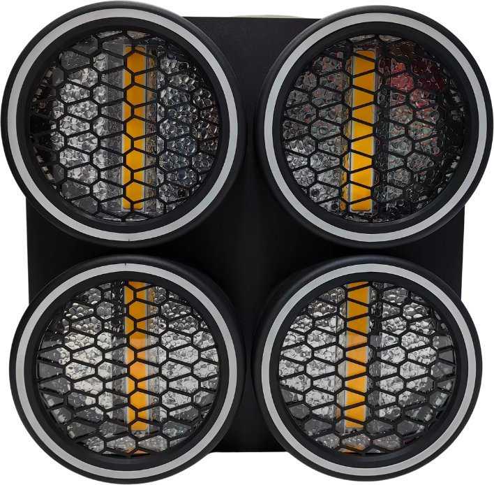 LIGHT4ME BLINDER LED 4 RING scenos šviesa