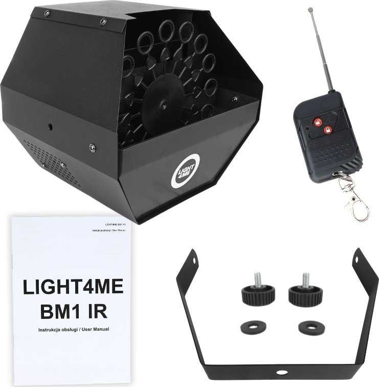 LIGHT4ME BM1 IR efektyvi muilo burbulų mašina