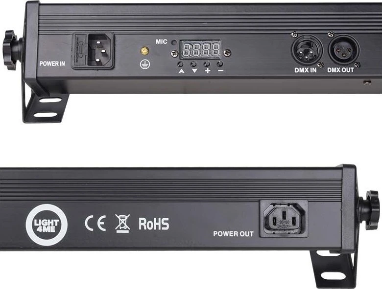 LED bar šviesos efektas Light4Me Deco Bar 24 RGB IR