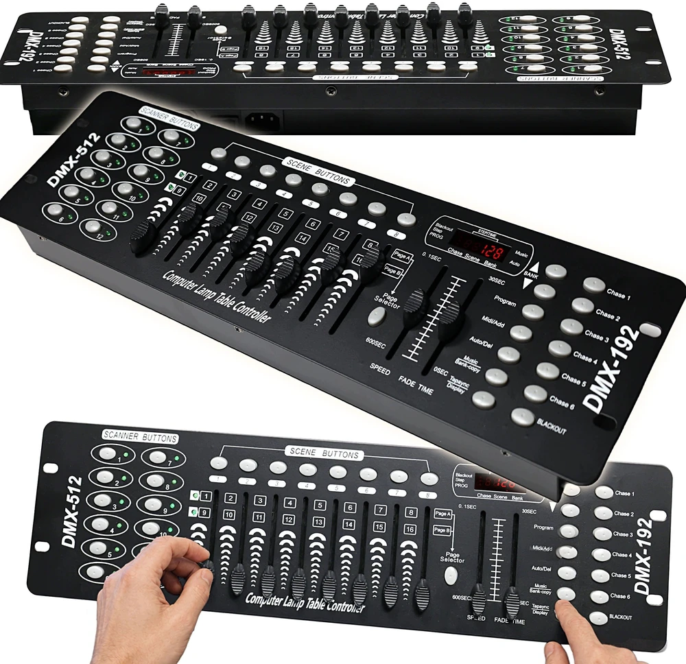 LIGHT4ME DMX 192 MKIII slankusis DMX valdiklis