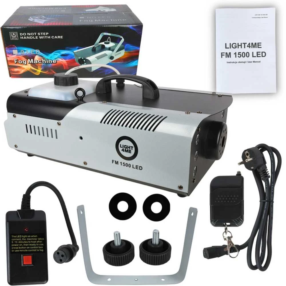 Carruzzo LIGHT4ME FM 1500 LED rūko mašinos dūmų generatorius