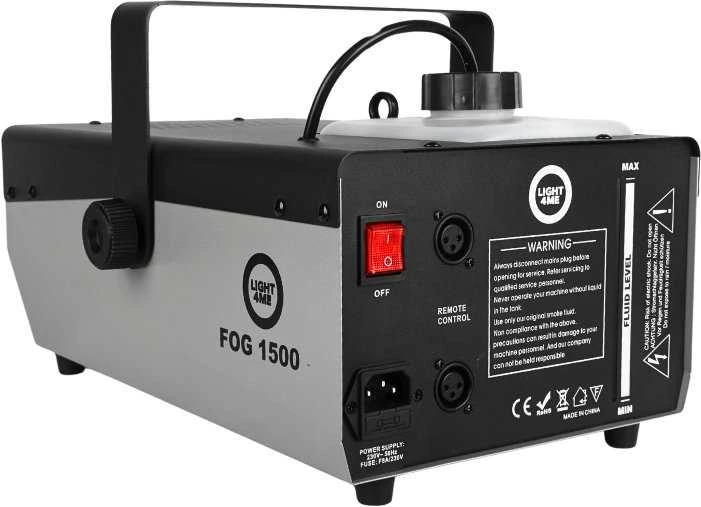 L4M LIGHT4ME FOG 1500 V2 rūko dūmų generatoriaus nuotolinio valdymo pultas