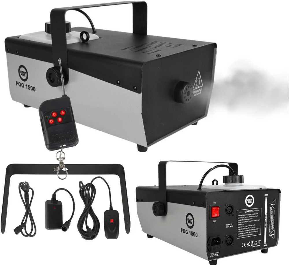 L4M LIGHT4ME FOG 1500 V2 rūko dūmų generatoriaus nuotolinio valdymo pultas