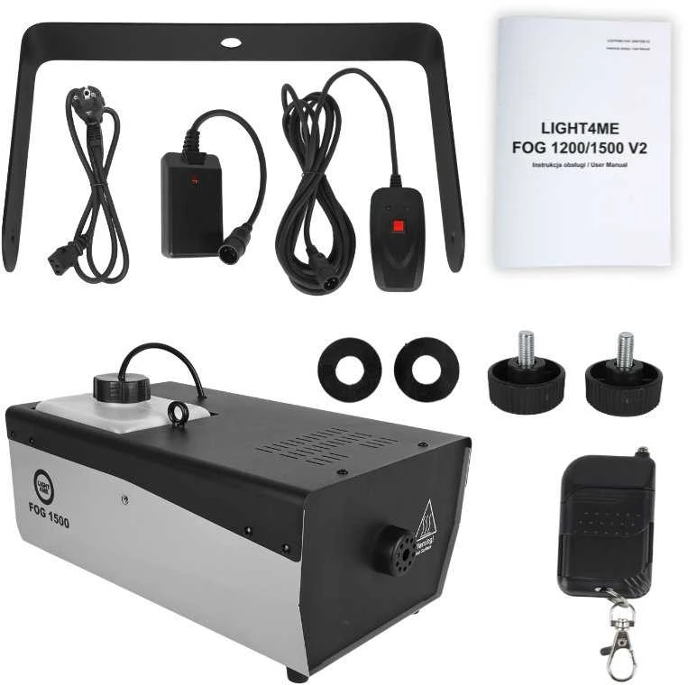 L4M LIGHT4ME FOG 1500 V2 rūko dūmų generatoriaus nuotolinio valdymo pultas