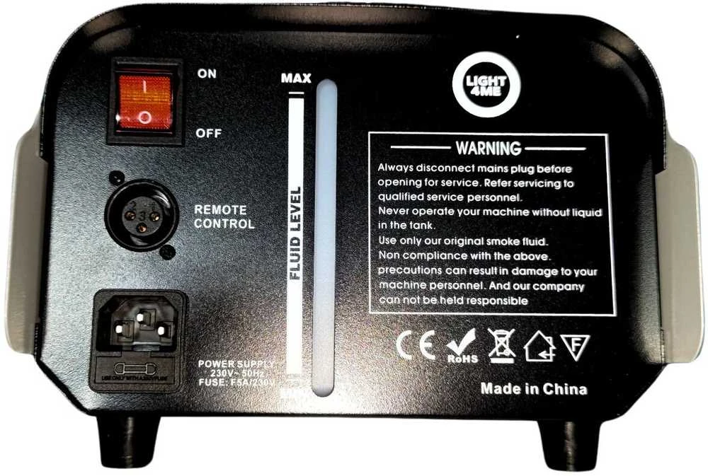 Carruzzo LIGHT4ME FOG 900 LED rūko mašinos nuotolinio valdymo pultas