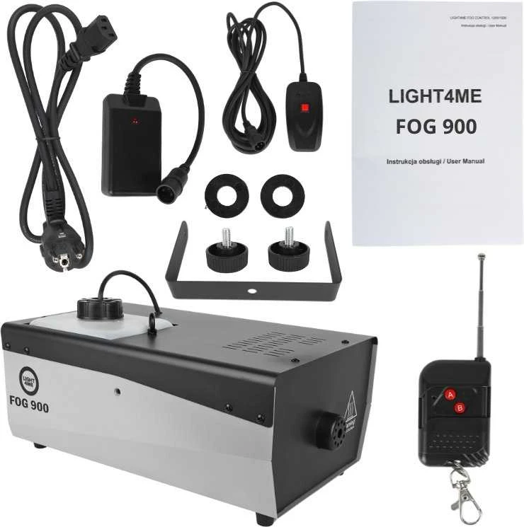 L4M LIGHT4ME FOG 900 V2 dūmų rūko įrenginys su nuotolinio valdymo pultu