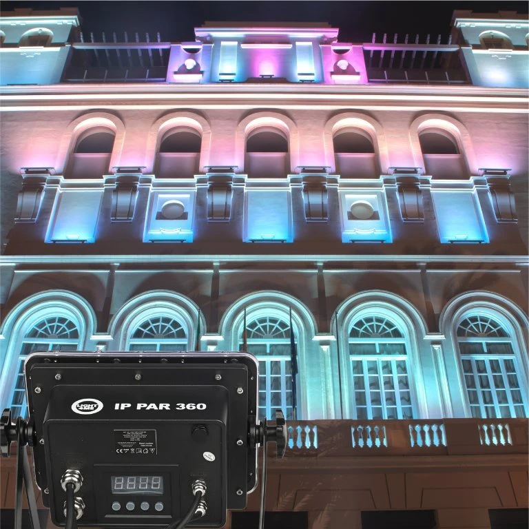 L4M LIGHT4ME IP PAR 360 scenos prožektoriaus efektas