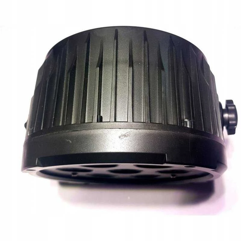 L4M LIGHT4ME Juodas PAR 7x10W RGBWA LED Galingas ir lengvas