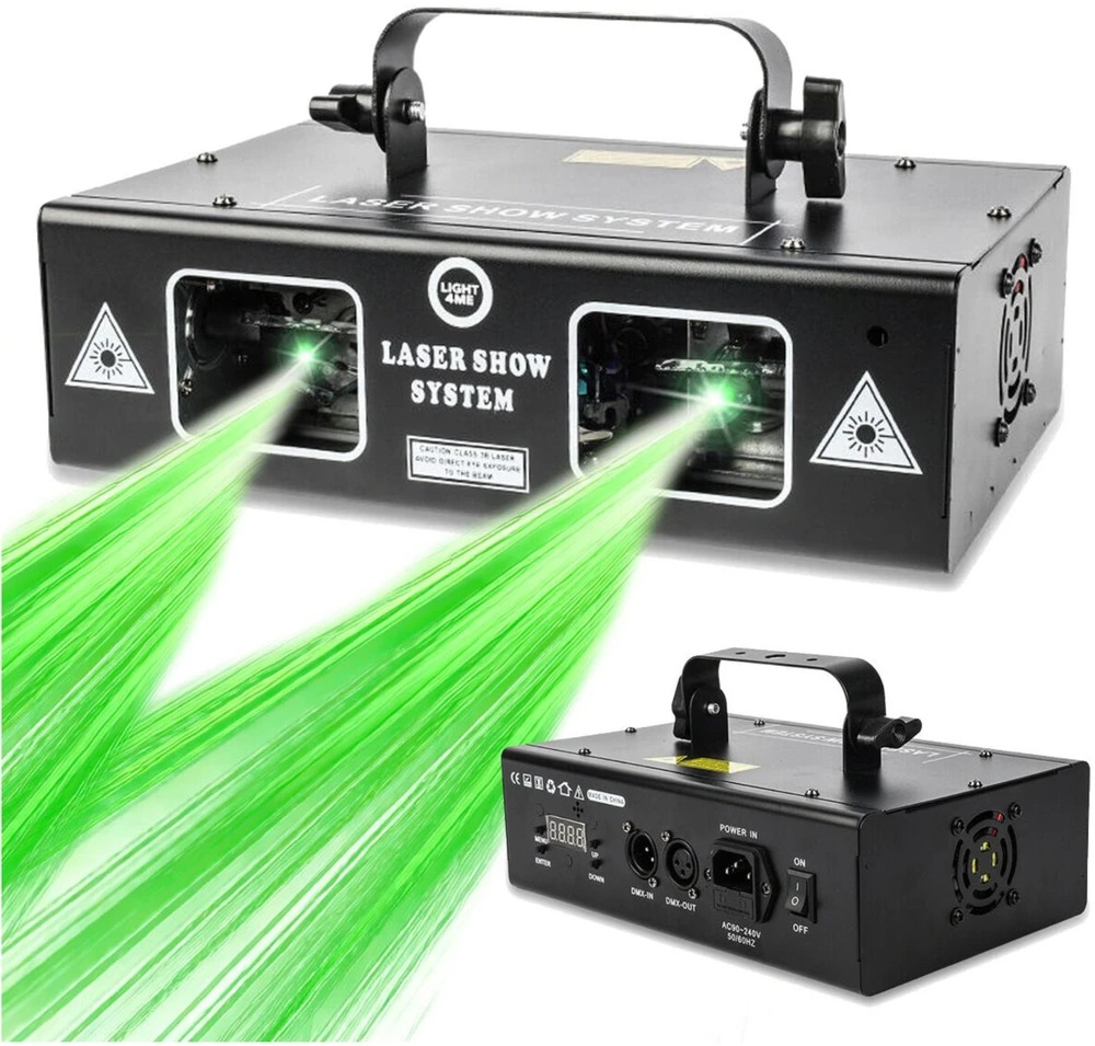 LIGHT4ME LASER RGB GEOMETRIC 350mW lazerinis projektorius