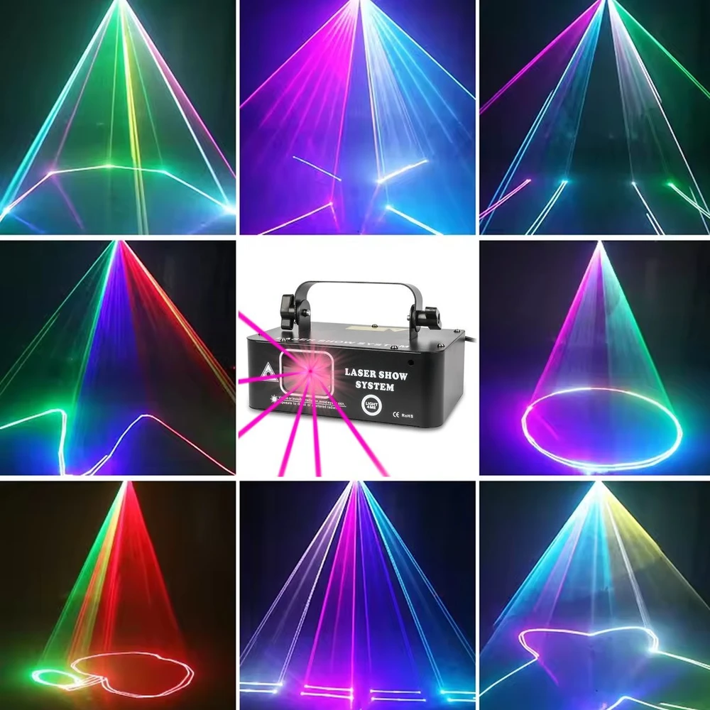 L4M LIGHT4ME RGB GEOMETRIC LASER 500mW Projektorius lazerinis