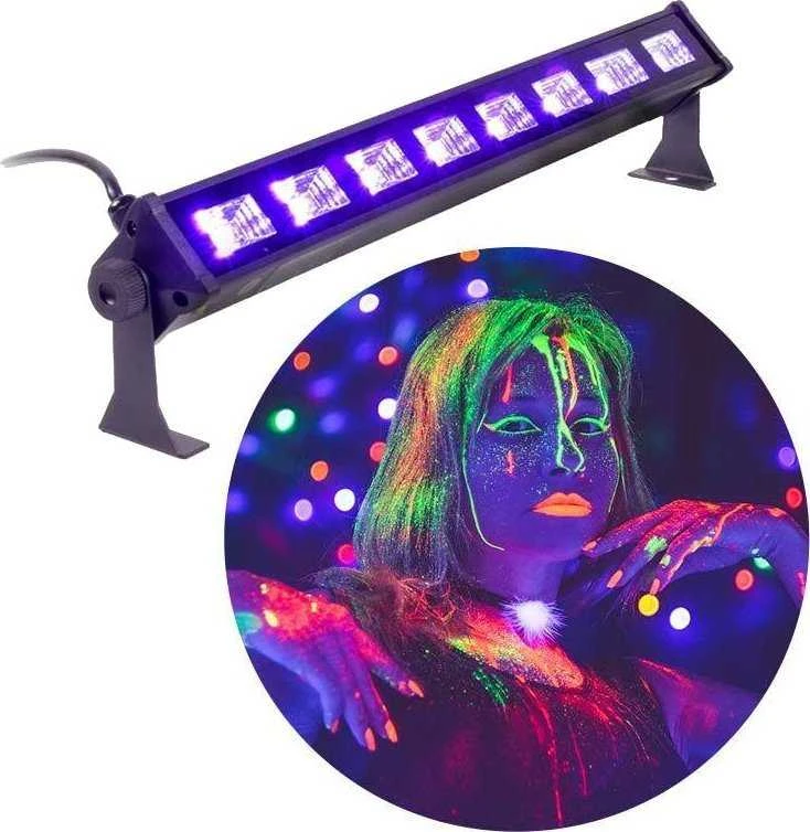 LIGHT4ME LED BAR UV 8 ultravioletinis dekoratyvinis apšvietimas 8x3W