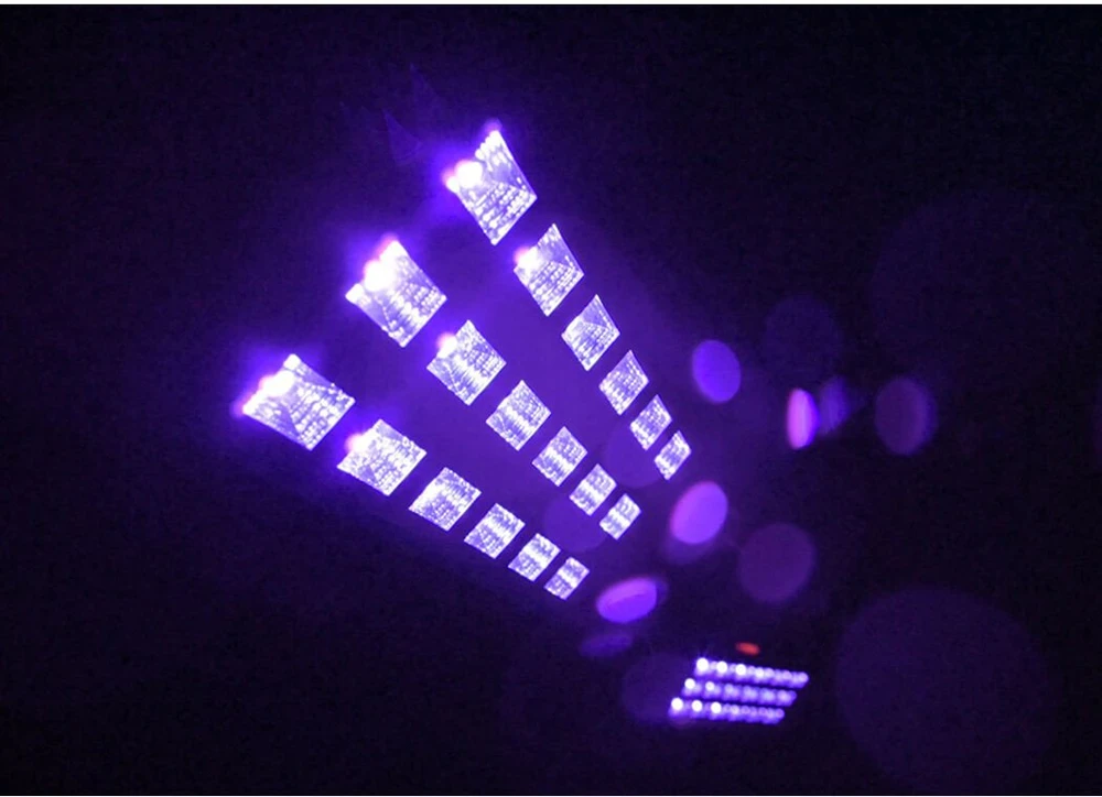 L4M reflektorius + stroboskopas LIGHT4ME LED UV 18x3W DMX
