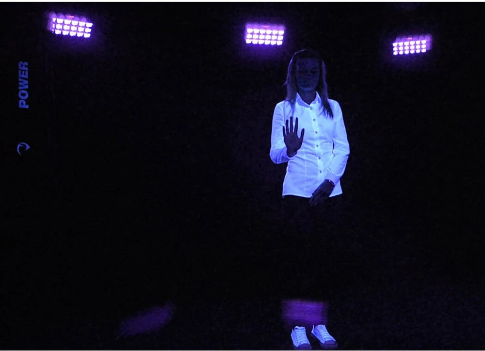 L4M reflektorius + stroboskopas LIGHT4ME LED UV 18x3W DMX